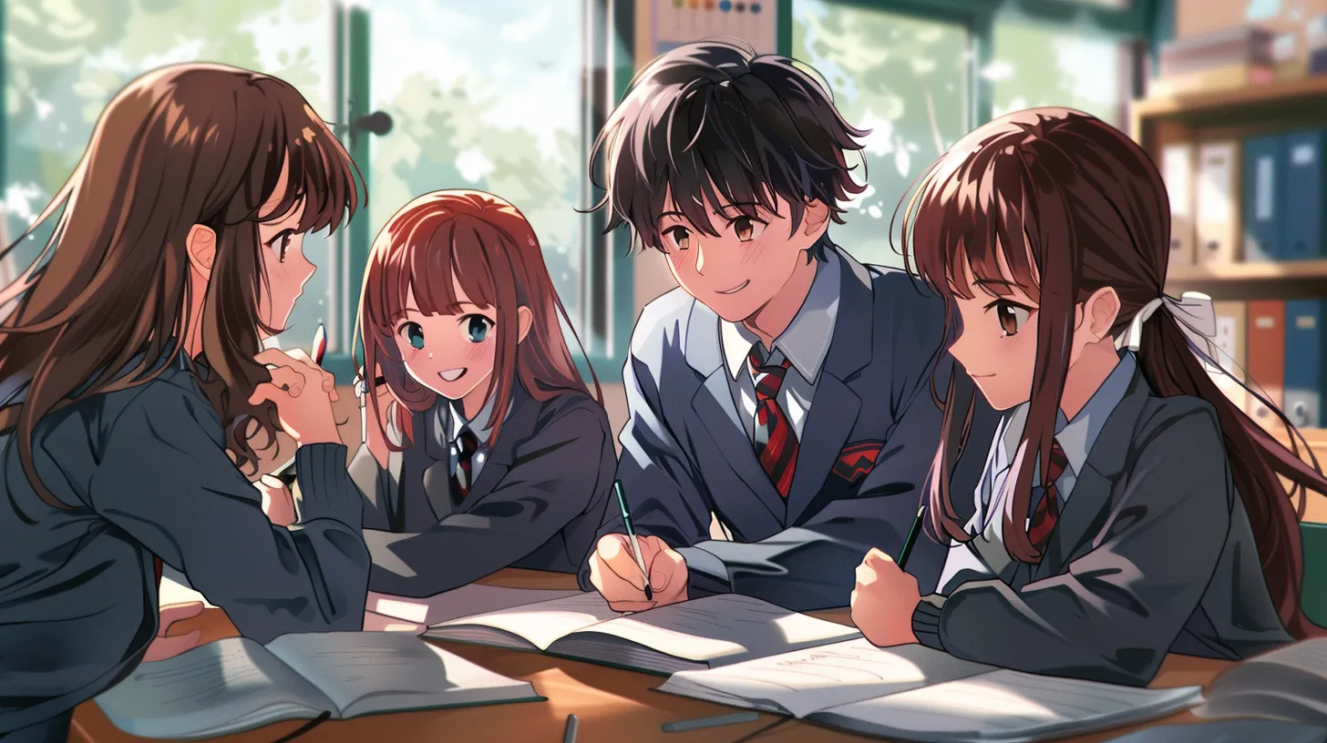 勉強している学生のイラスト集 | 受験サポートナビ