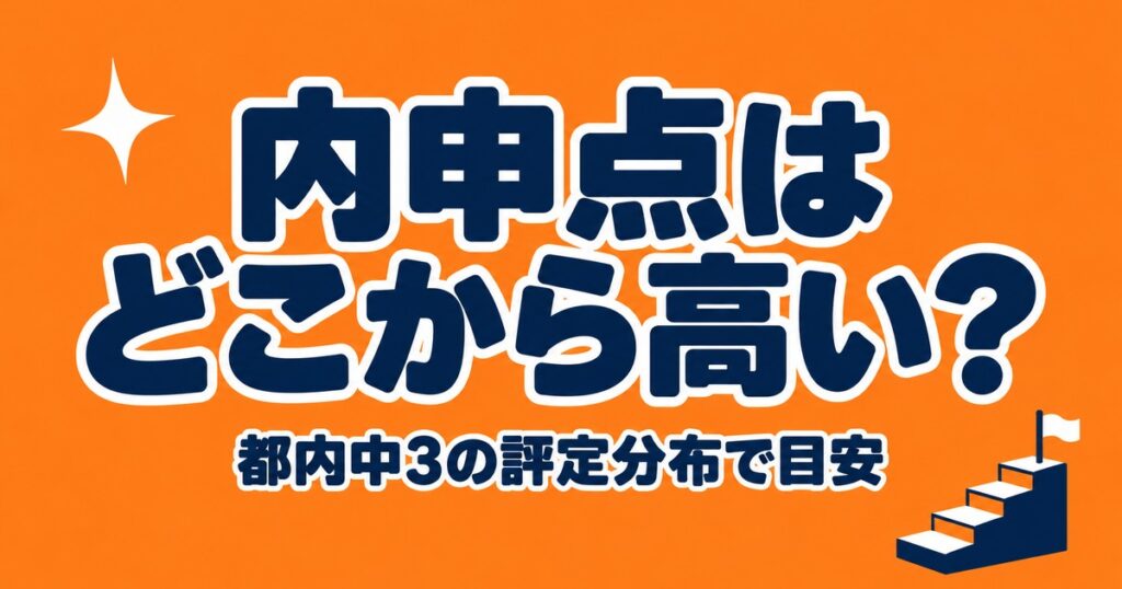 内申点はどこから高い？都内中3の評定分布で平均と目安を計算