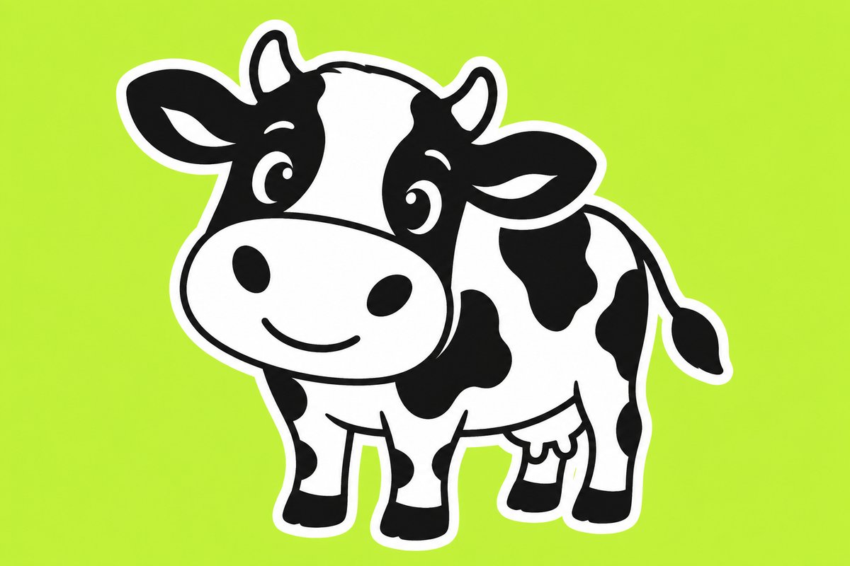 北海道の公立通信制の入学選抜の節のイメージ。乳牛のイラスト