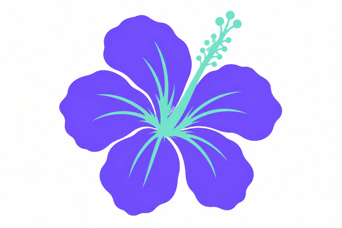 沖縄の公立通信制のスクーリングの節のイメージ。ハイビスカスの花のイラスト